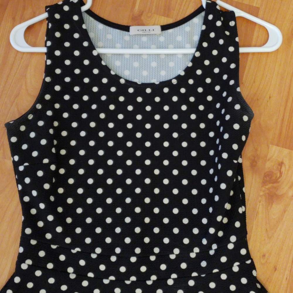 Gilli polka dot dress
